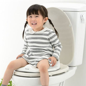 ポッティス 補助便座K ホワイト リッチェル (洋式 抗菌加工)【送料無料 沖縄・一部地域を除く】